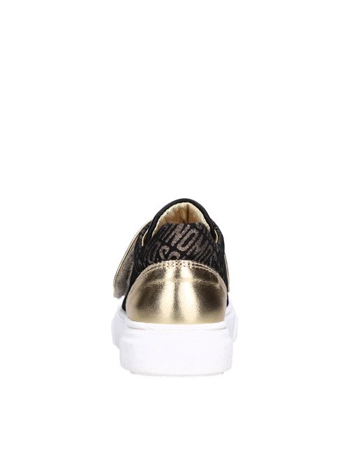 Sneakers in pelle MOSCHINO | 78596 POLARISNERO-ORO
